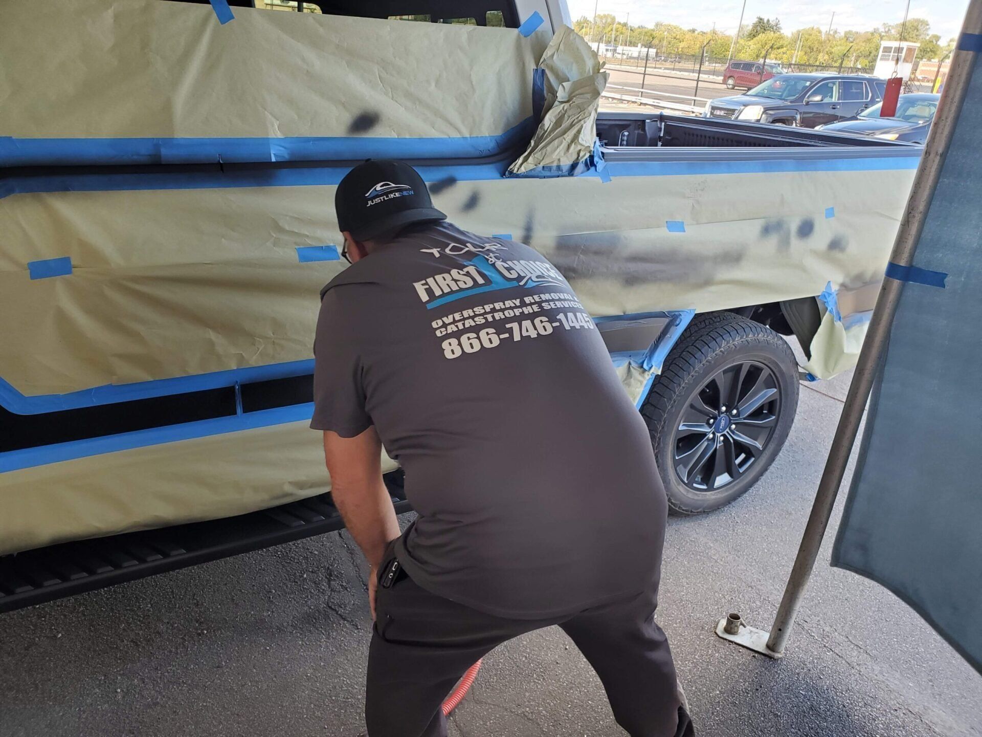 automotive paint overspray removal