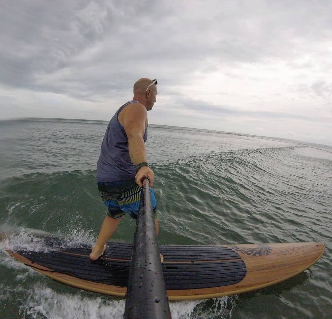 Sup mag at Hayling island Gun Sup Surf
