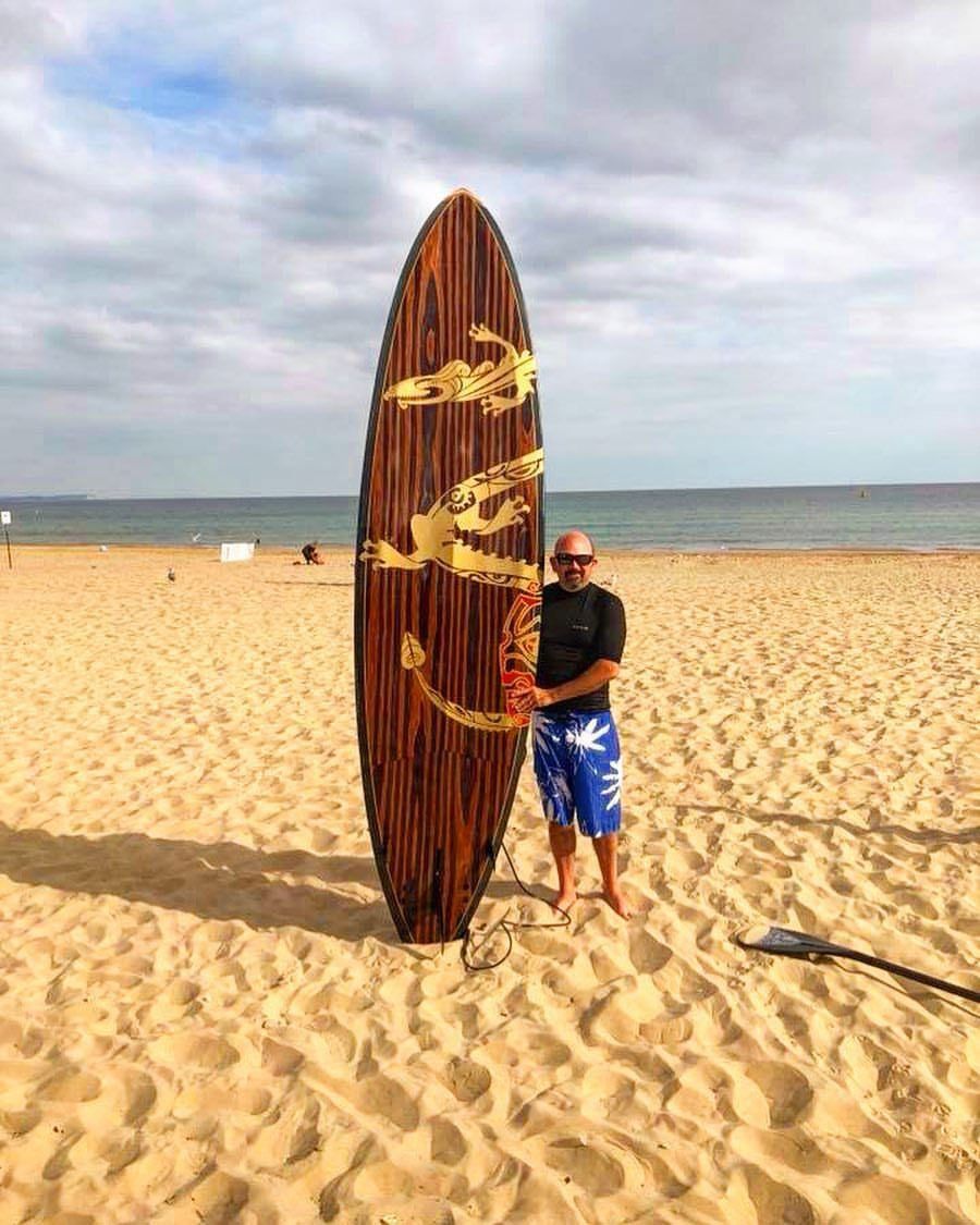 Hypr Hawaii Kaimana paddle board at sandbanks