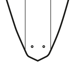 pin tail shaped paddle board