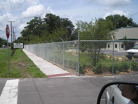 Galvanized Chain Link Fence - Railing in Tampa, FL