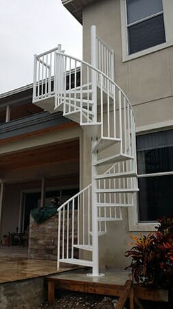 Spiral Staircase - Railing in Tampa, FL
