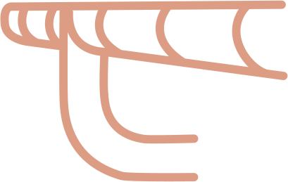 A line drawing of a pair of scissors on a white background.