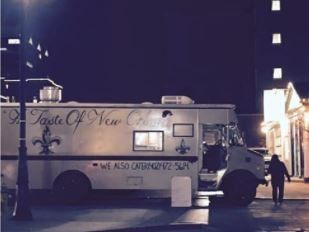 Food Truck at Night — Omaha, NE — A Taste of New Orleans