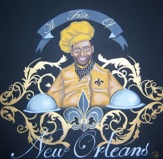 Chef Painting — Omaha, NE — A Taste of New Orleans