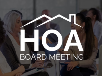 HOA meeting rescheduled mold issue fire station new date announcement
