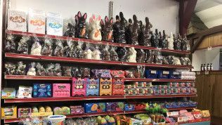 A store filled with lots of candy and toys.