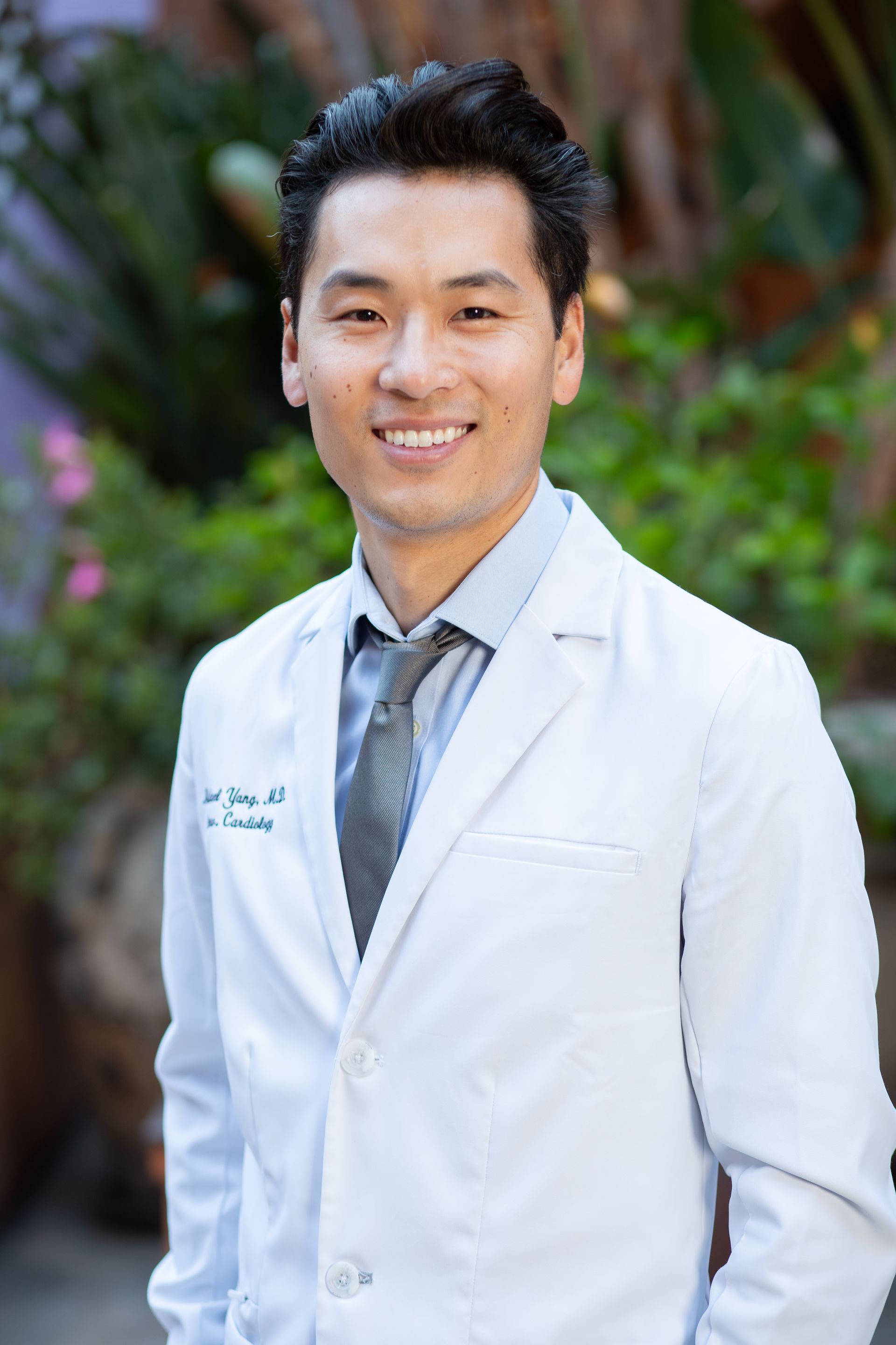 Michael Yang, MD
San Diego Interventional Cardiology
Specialties:
Interventional Cardiology
Peripheral Intervention
Structural Heart Interventions
Cardiovascular Disease
Dr. Michael Yang completed medical school at Washington University in Saint Louis prior to internal medicine residency and cardiology fellowship at Georgetown University Hospital in Washington DC. He then completed a 2-year interventional cardiology fellowship with Scripps Clinic in La Jolla. He is board certified in internal medicine, cardiovascular disease, cardiac echocardiography, and interventional cardiology.
Dr. Yang believes in patient-centered decision-making, collaborating with patients to live longer, healthier lives while providing the best quality of life. This includes medication and lifestyle management, as well as procedures including coronary and peripheral stents, as well as heart valve interventions.
As an Interventional Cardiologist specializing in structural and peripheral interventions, Dr. Yang performs a wide range of procedures designed to improve patient outcomes, enhance quality of life, and extend longevity through minimally invasive techniques. This includes evaluating and fixing blocked arteries in the heart with procedures such as coronary angiography, percutaneous coronary interventions (PCI), chronic total occlusions (CTO), rotational atherectomy, intravascular lithotripsy, intravascular ultrasound (IVUS), and fractional flow reserve (FFR). For structural heart, this includes transcatheter aortic valve replacement (TAVR), mitral valve repair, left atrial appendage closure (Watchman device), patent foramen ovale (PFO) and atrial septal defects (ASD) closure, paravalvular leaks. For peripheral vascular, this includes peripheral angiography, angioplasty and stenting to open blocked arteries in the legs. These procedures collectively aim to provide comprehensive cardiovascular care through collaborative decision-making and innovative treatment strategies.
Dr. Yang and his wife live with their two cats in San Diego. They enjoy surfing, tennis, pickleball, beach volleyball, cooking, traveling, and movies and television.
Fluency: Mandarin Chinese
Proficiency: Spanish
