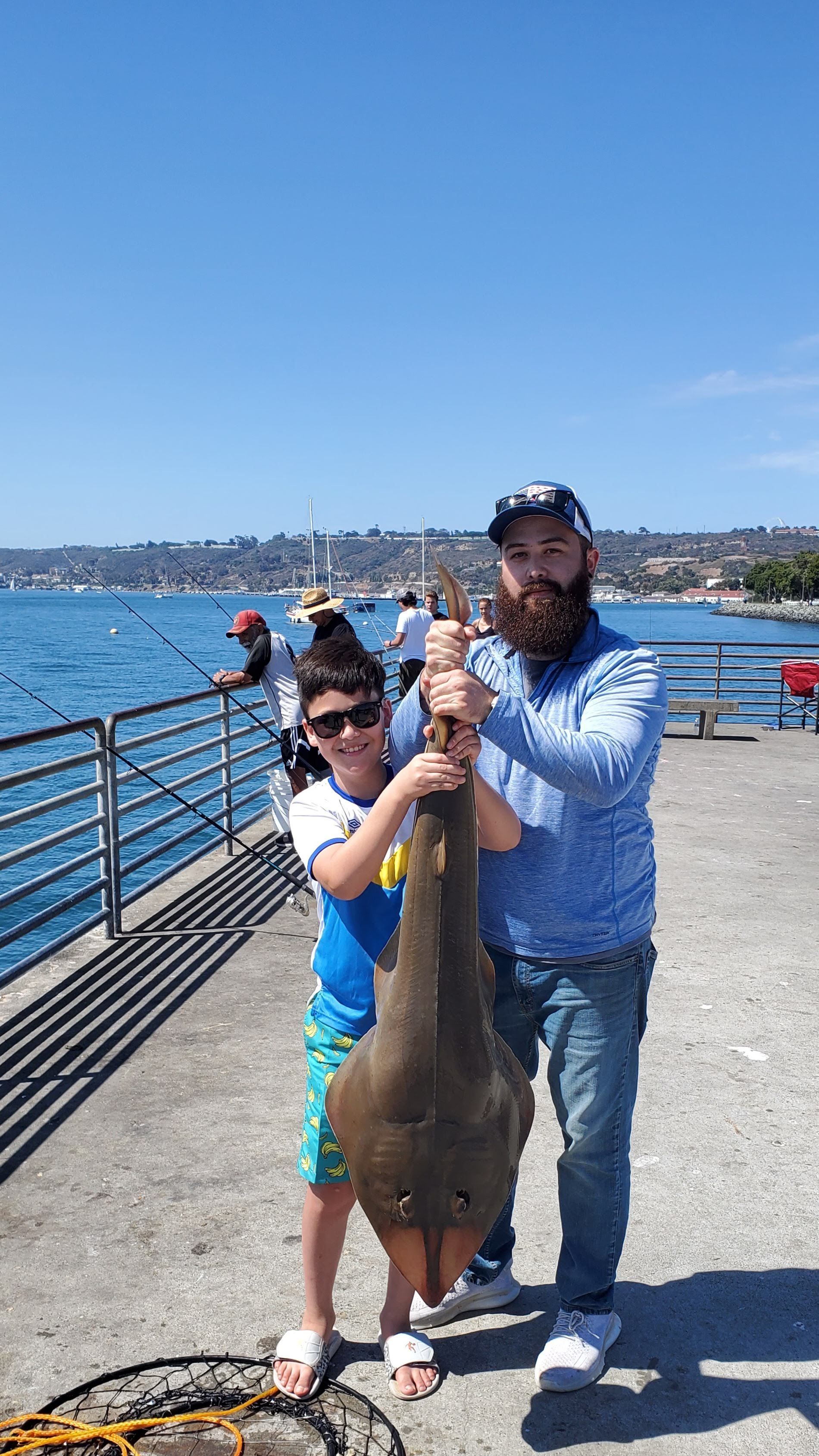 Father and Son Caught a Fish — San Diego, CA — SoCal Eco Tours