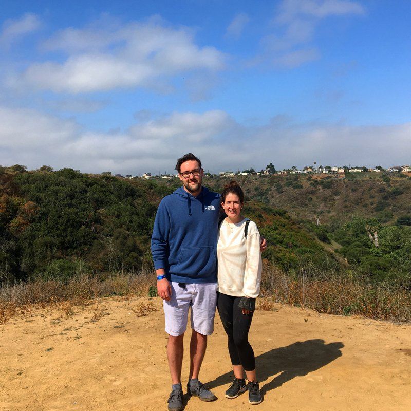 Lovely Couple Hiking — San Diego, CA — SoCal Eco Tours