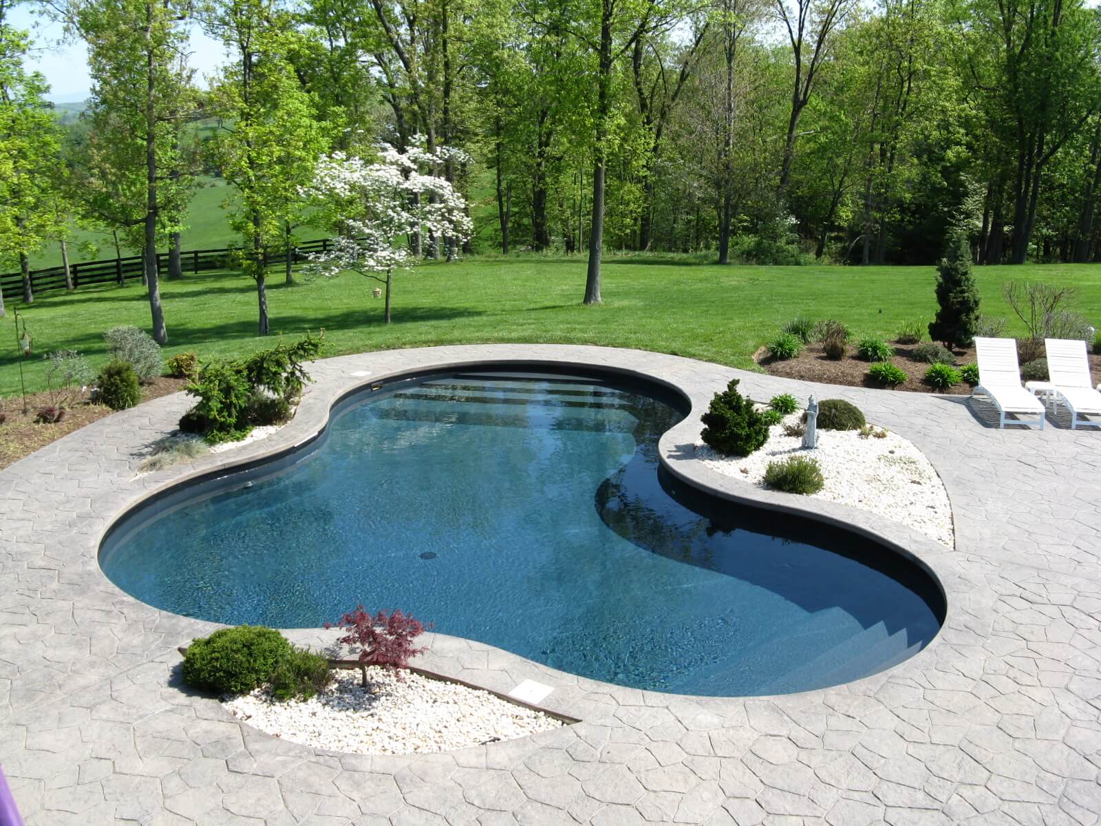Trilobe With Trees On The Background — Staunton, VA — Valley Pool & Spa