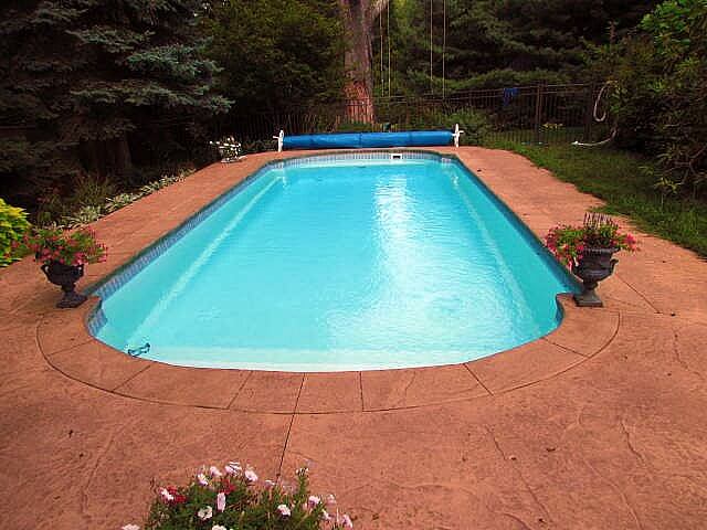 Fiberglass Pool With Bow Ends — Staunton, VA — Valley Pool & Spa