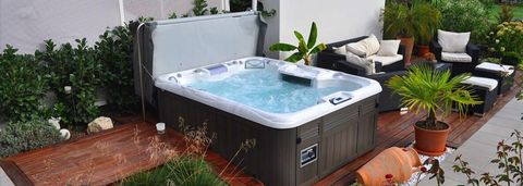 Hot Tub With Chairs On The Side — Staunton, VA — Valley Pool & Spa