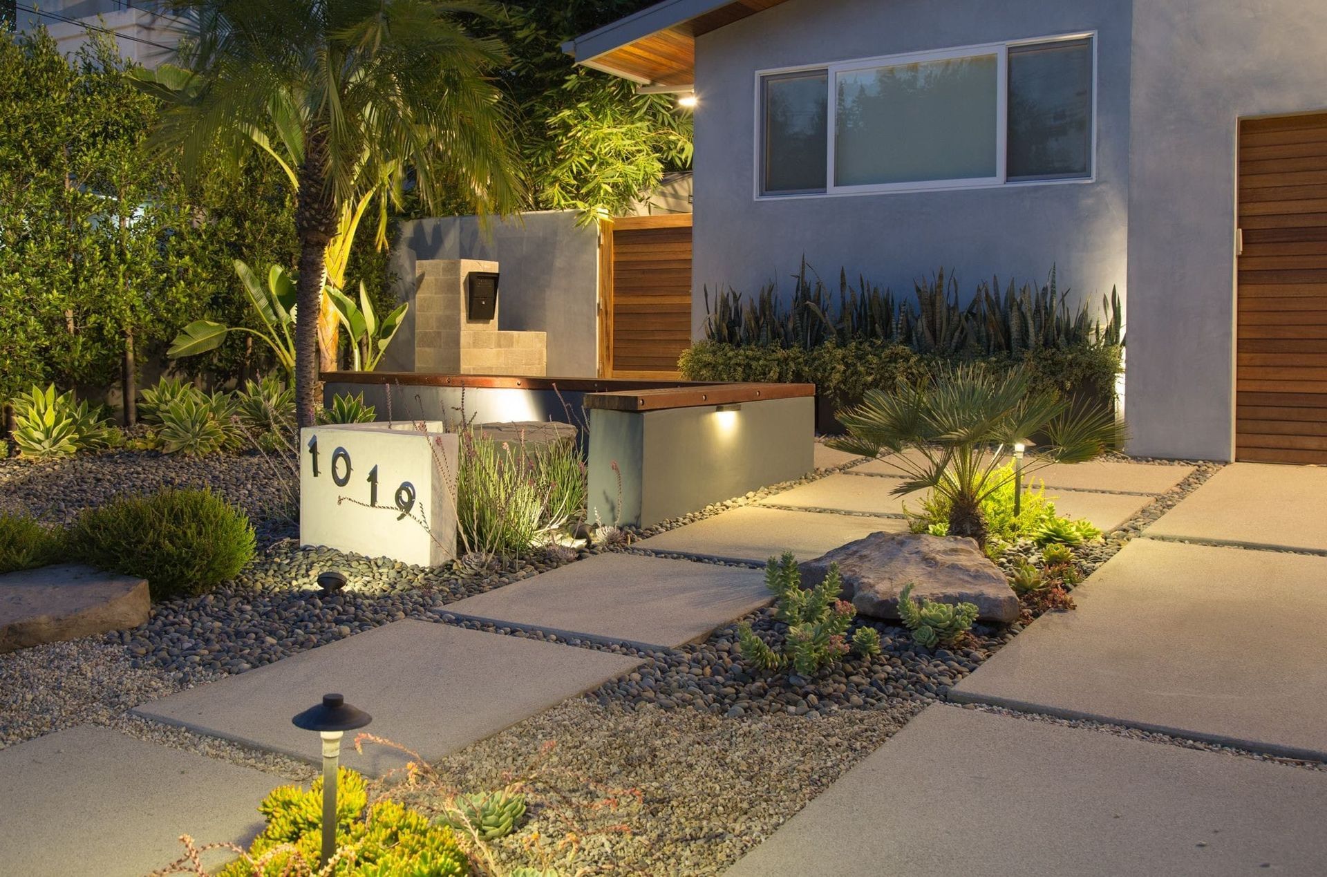 House Front Pathway — Culver City, CA — Gregory Davis & Associates