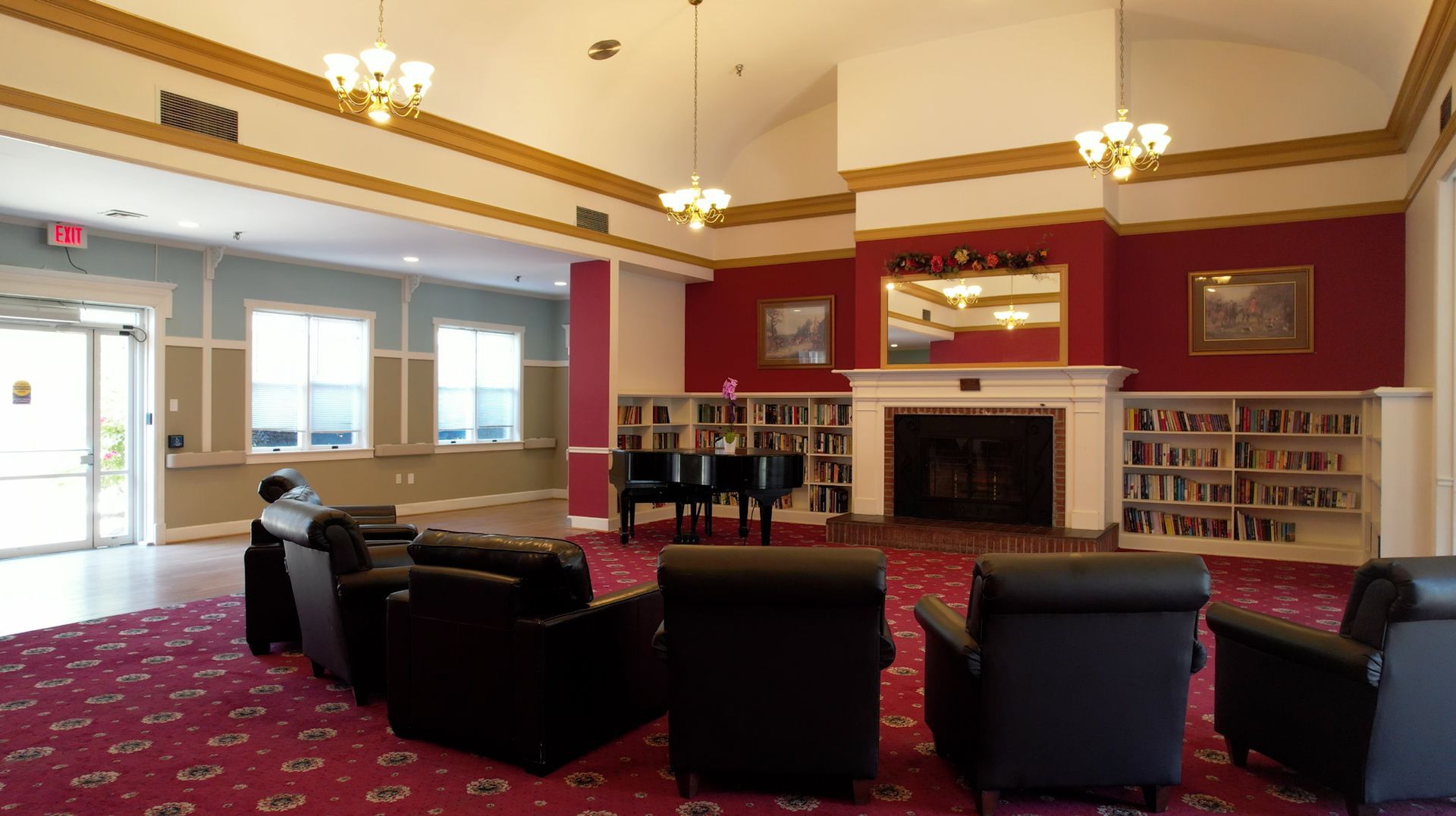 Interior common area at Green Acres