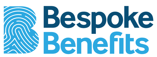 The bespoke benefits logo has a fingerprint on it.