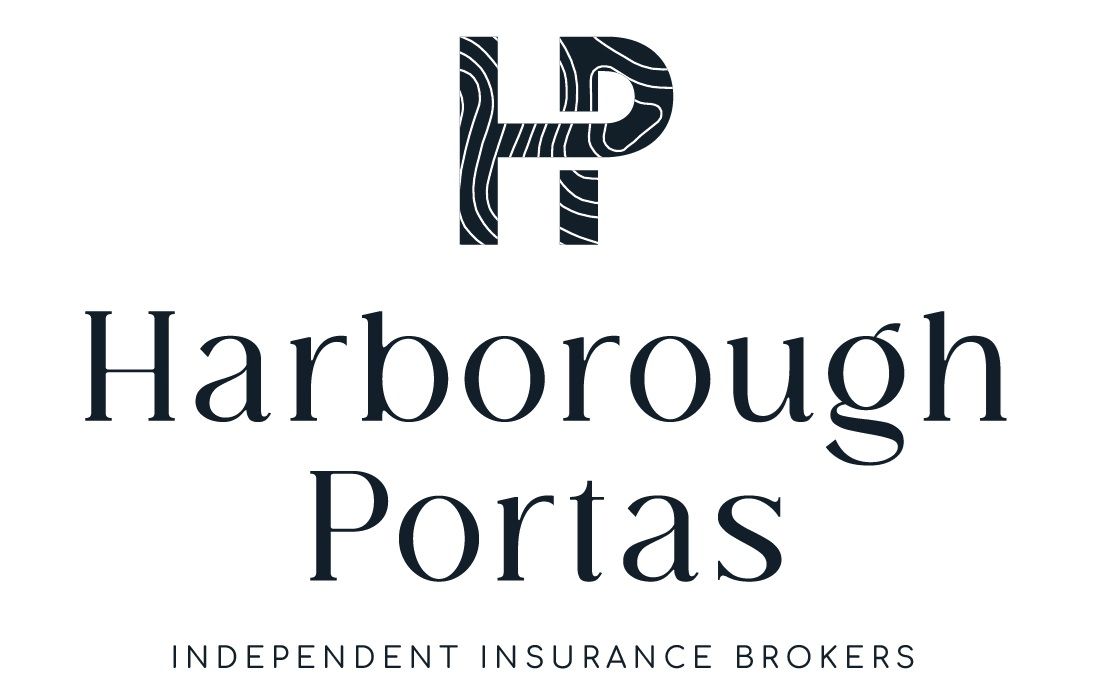 A blue and white logo for mark j rees