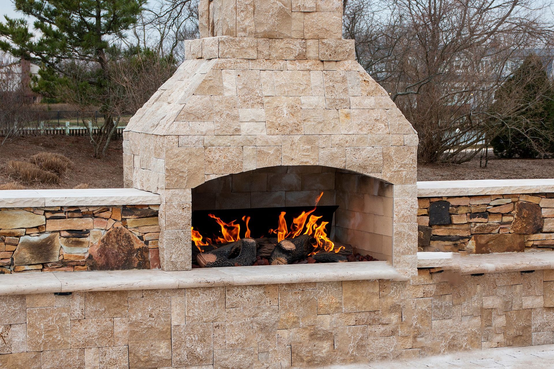 Outdoor Fireplace