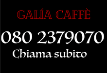 Numero di telefono Galia caffe bari
