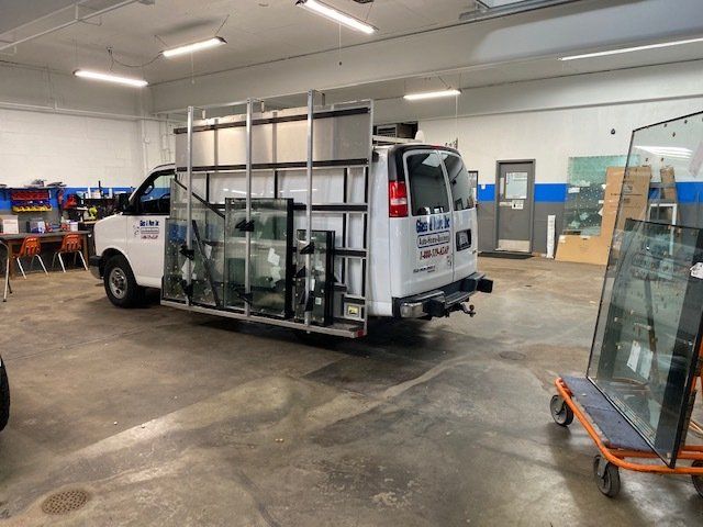 White Company Service Truck — Belleville, IL — Glass & More Inc.