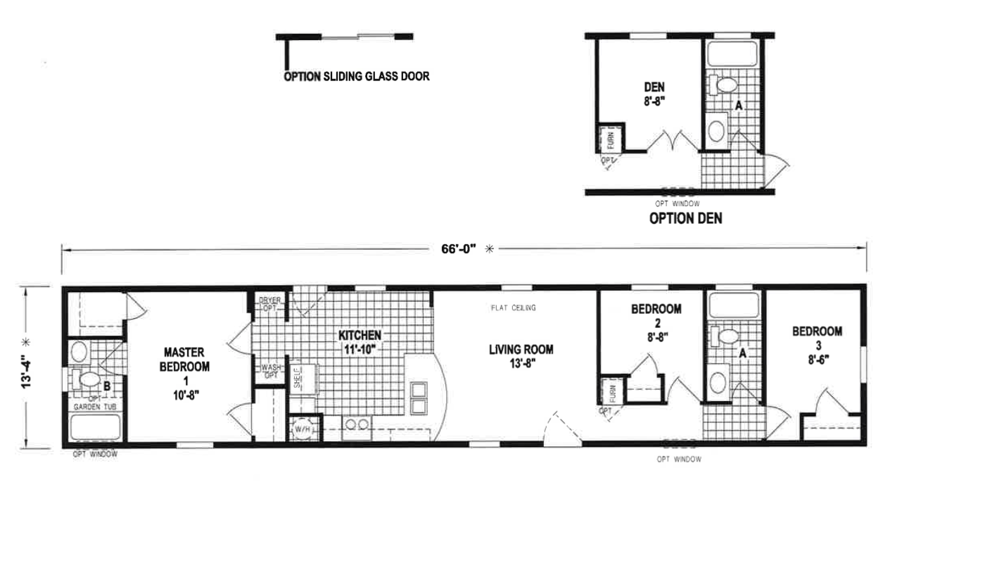 Sunwood F205B floorplan