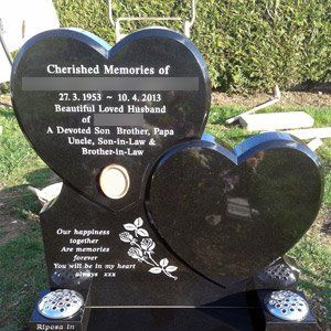 I specialise in building memorials using granite