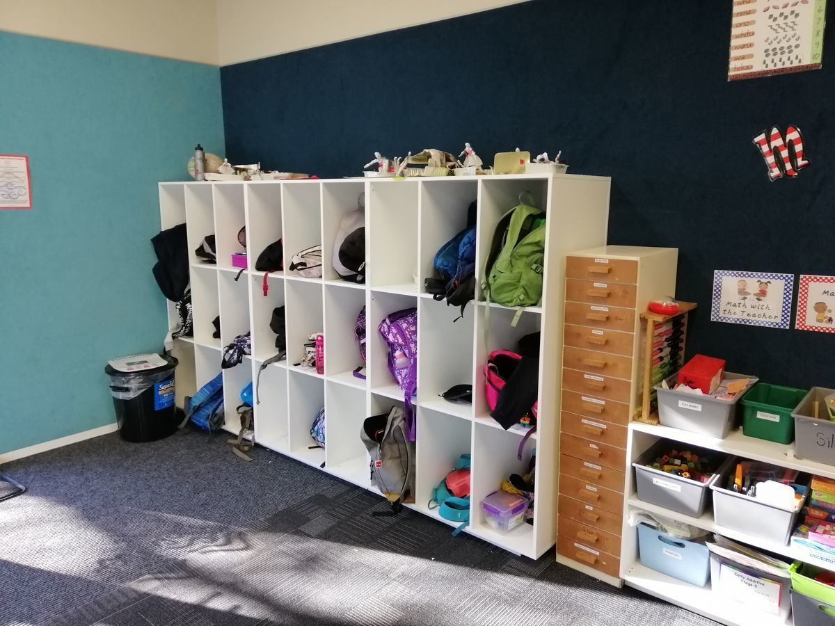 Storage, Joinery, bespoke, home, custom, shelves, cupboards, bag rack, school, amberley