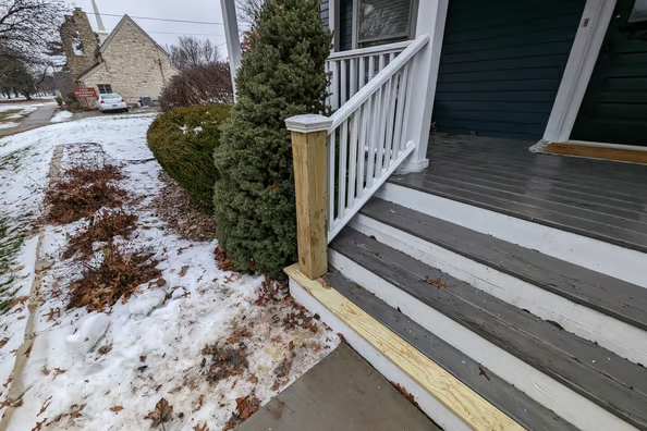 Deck repair done by Kansas Handyman