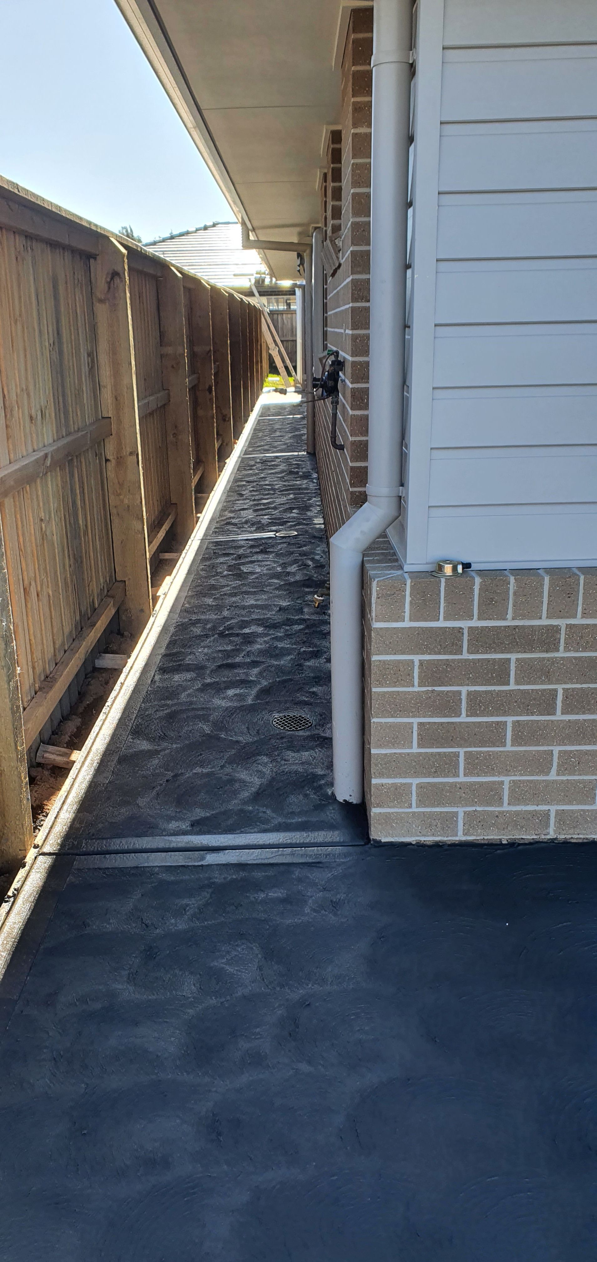 Recently Concreted  Sidewalk  — MidCoast Concreting in Lansdowne, NSW