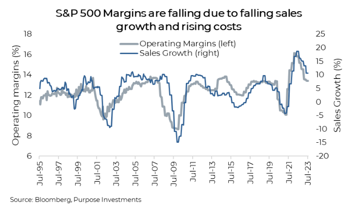 S&P500 Margins are falling