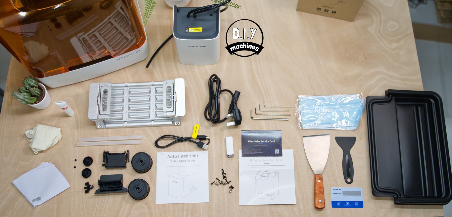 What's included with the EPioCreat Halot X-1 Printer