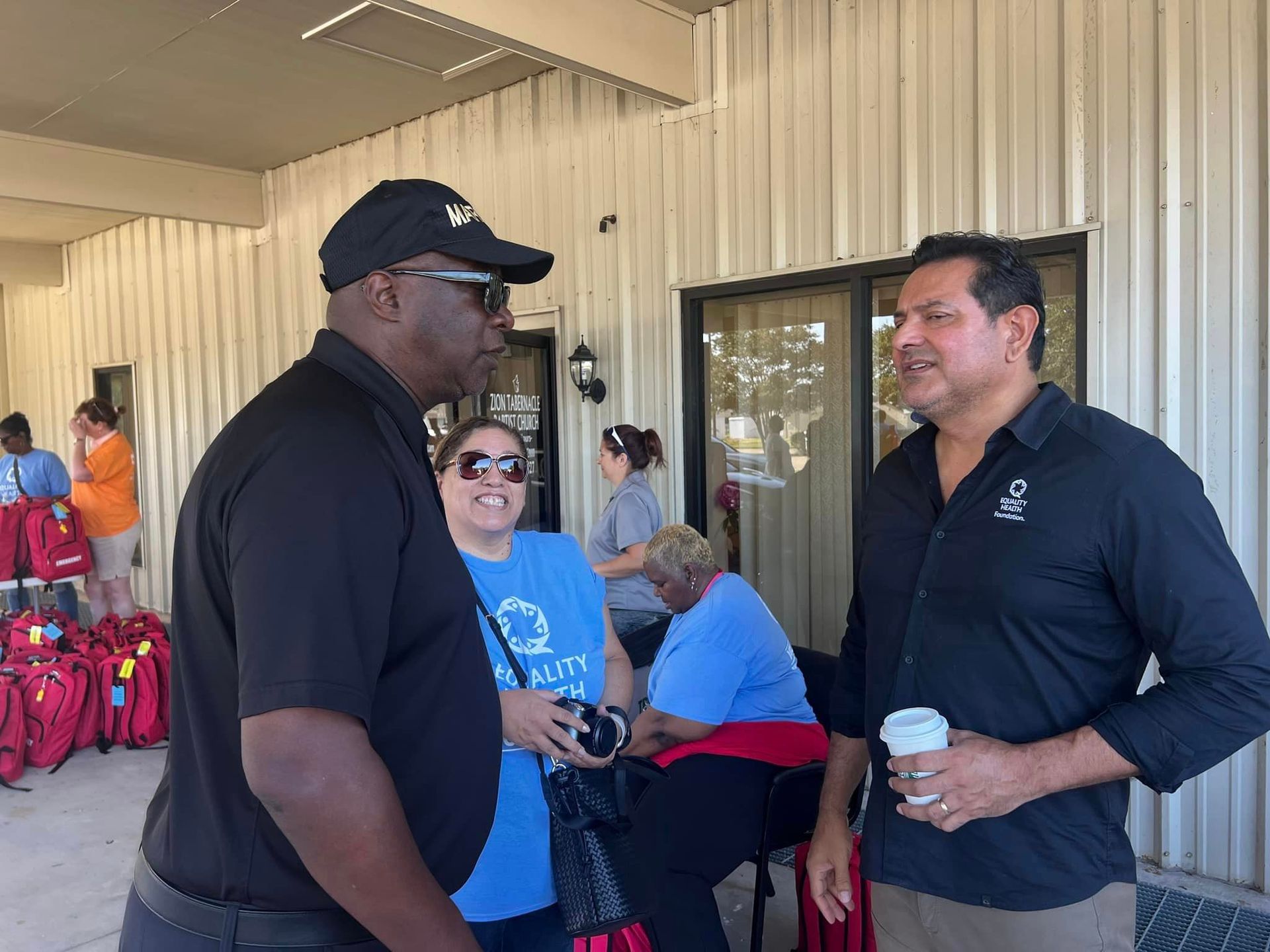 Marshal Keller engaging in the community.