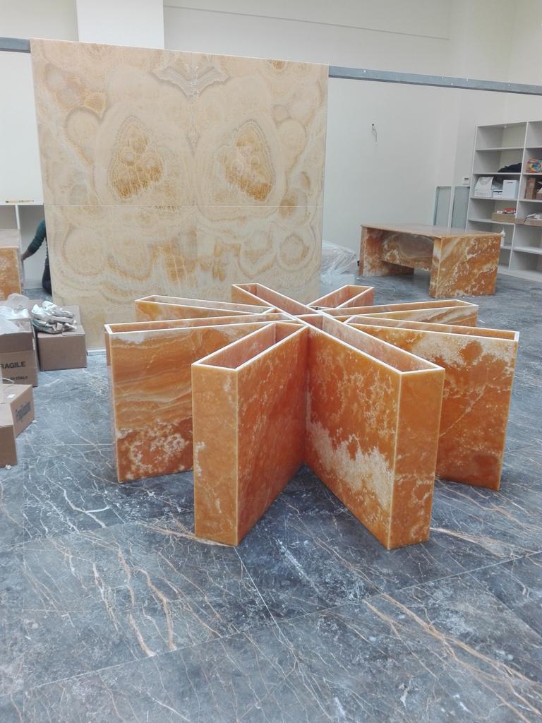 Italian marble for furniture construction