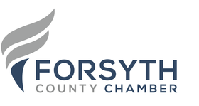 A logo for the forsyth county chamber