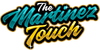 The text "The Martinez Touch" in a stylized, bold script with turquoise letters on top and golden yellow below.