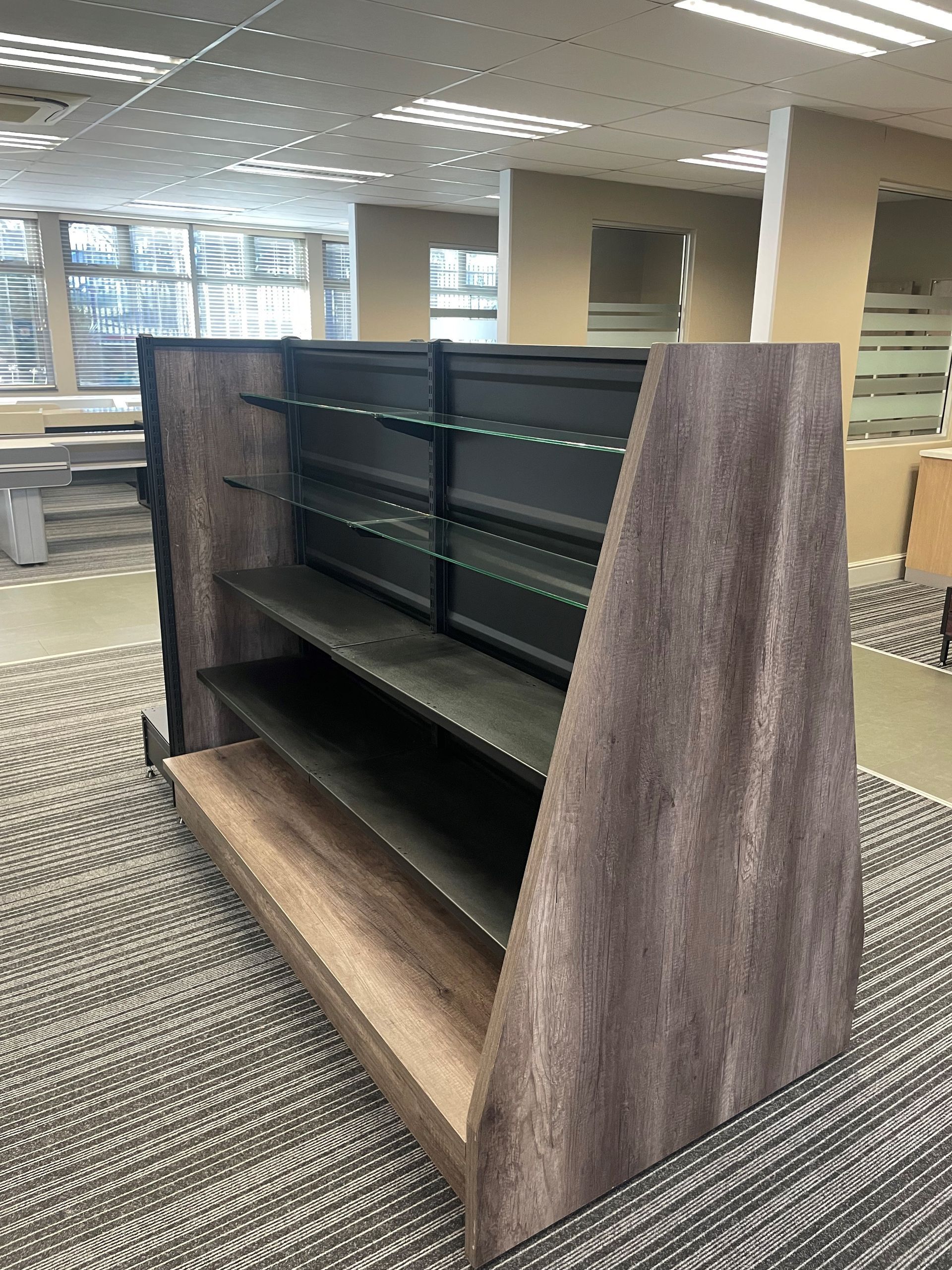 KK Shelving:  Gondola Shelving (see image)