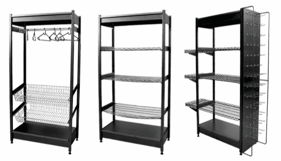 retail shelving for clothing 