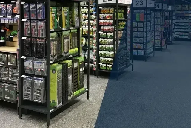 store shelving