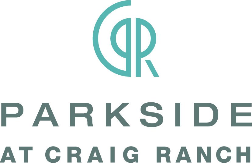 Parkside at Craig Ranch logo in green and grey.