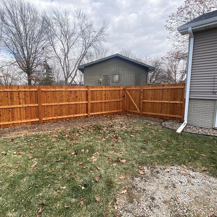 Wood Fence — Cedar Rapids, IA — Huber Fencing