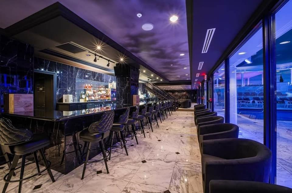 Dark Purple for bar decorative painting mood