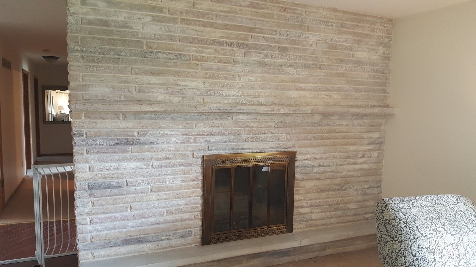 Fireplace Brick modern After