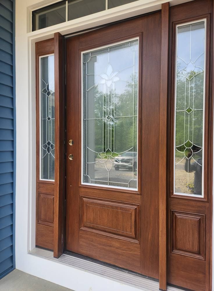Woodgrain door refurbished