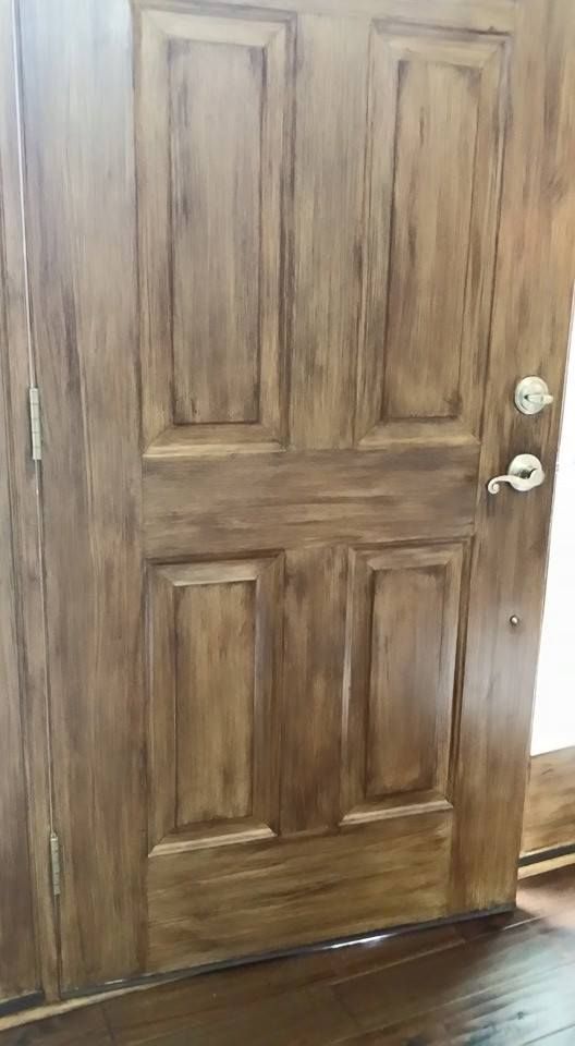 wood grain entry doors