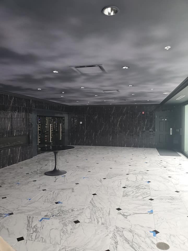 Italian Restaurant Mood painting wine bar