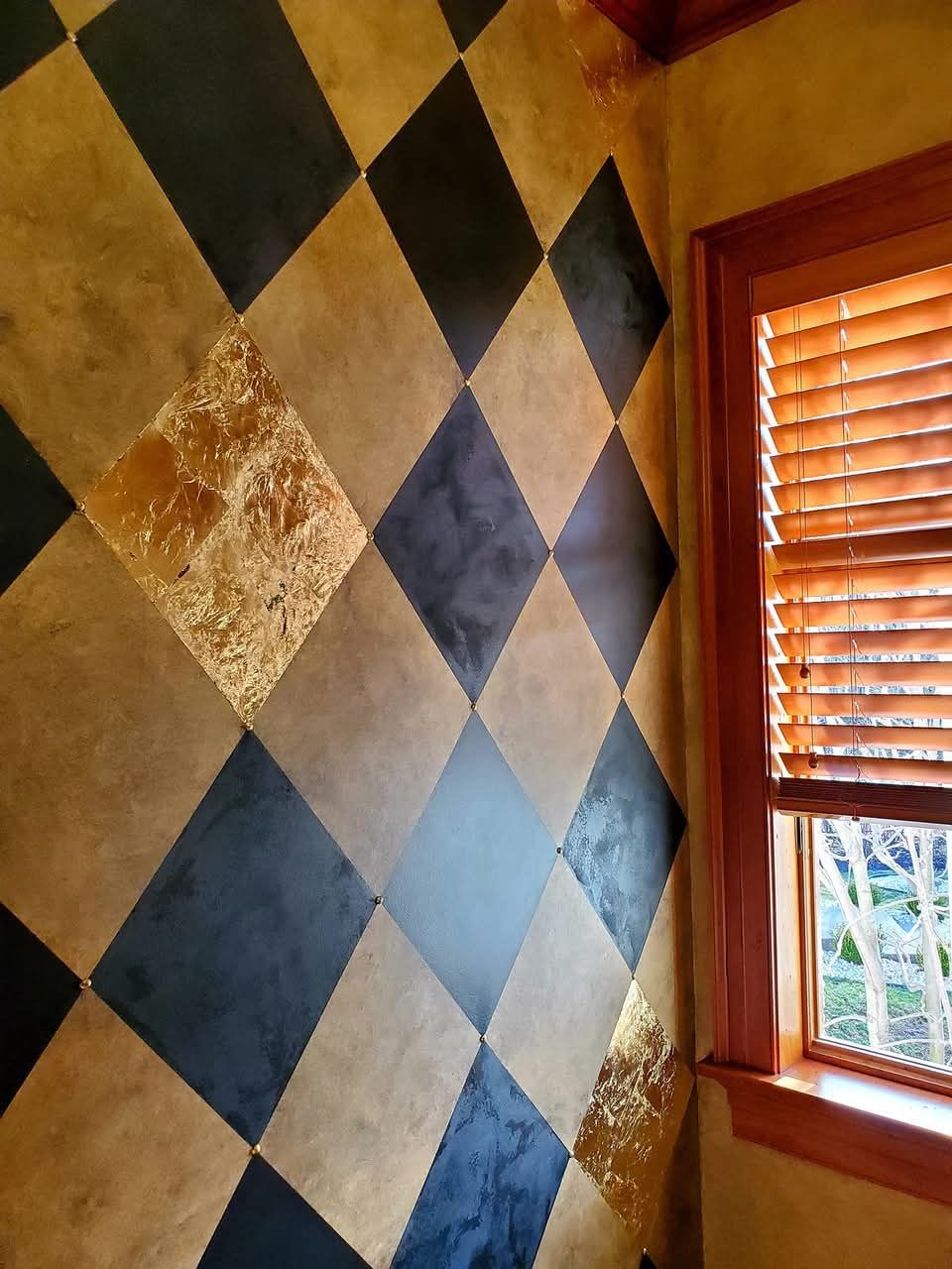 Beth Wall Design: Artwork, Walls, and more diamond design on walls