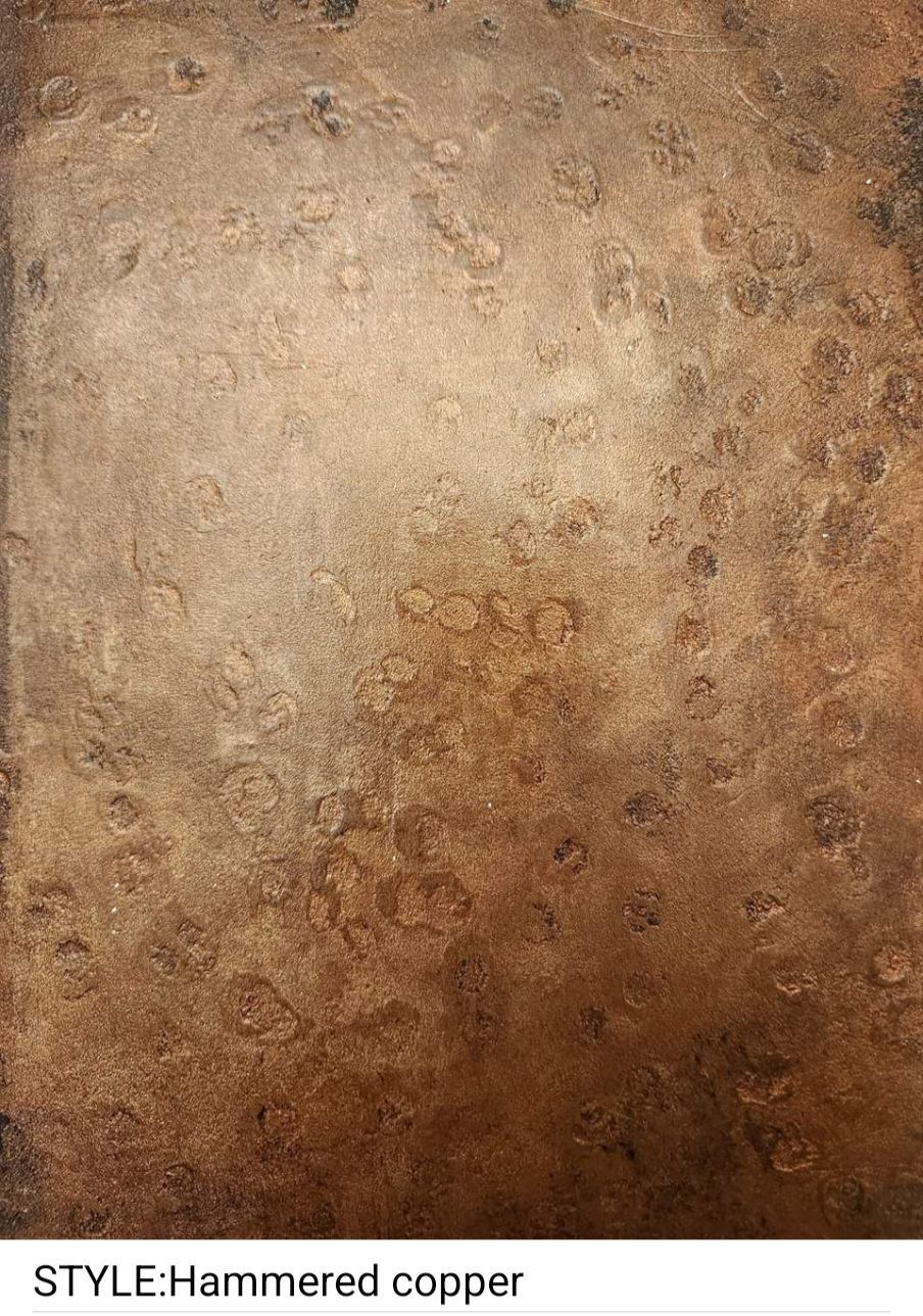 Hammered Copper Protective Table Pad