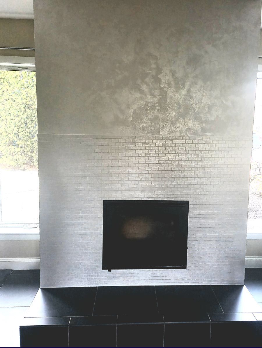 Fireplace Brick modern After