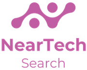 A group logo with a blue arrow and the word group on a white background.