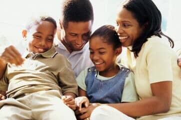 Portrait of young family - restorative dentistry in Pawtucket, RI / Portrait of young family - restorative dentistry in Pawtucket, RI